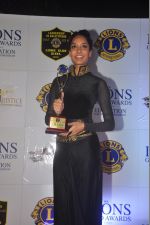 Lisa Haydon at the 21st Lions Gold Awards 2015 in Mumbai on 6th Jan 2015